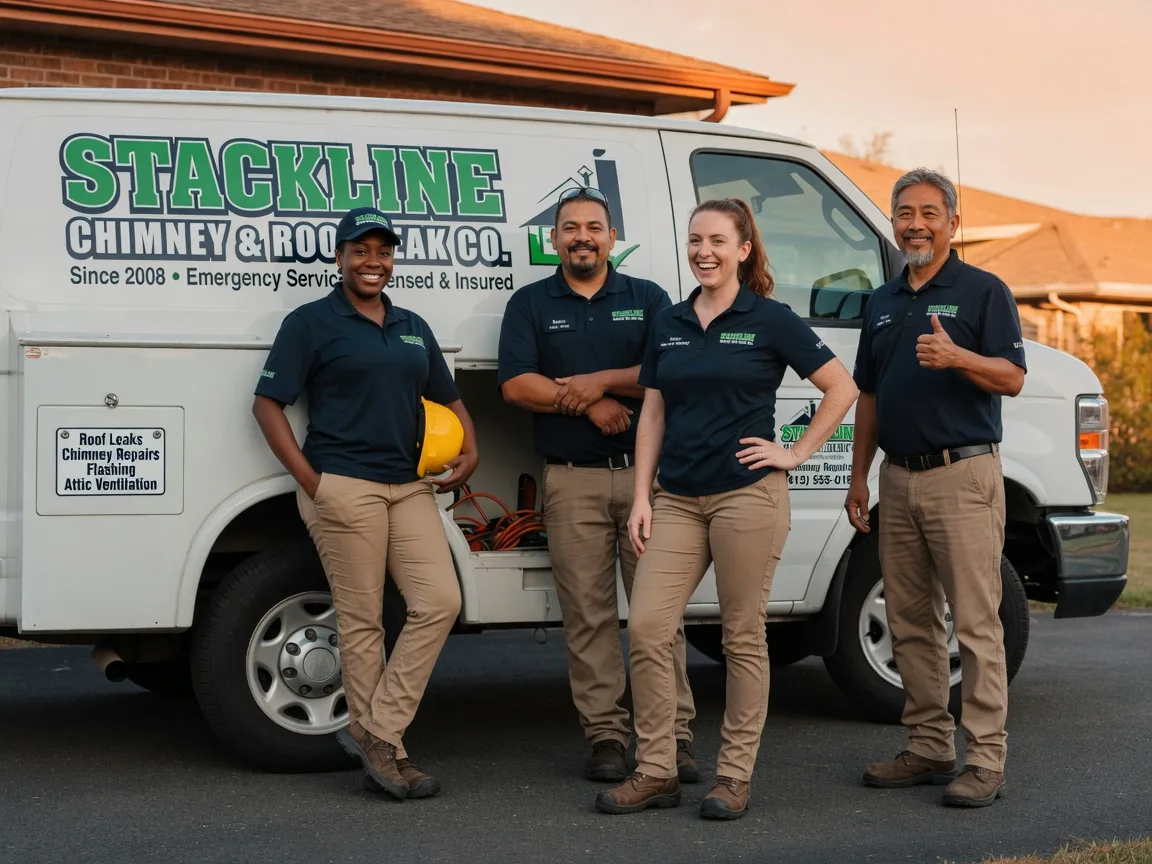 Chimney flashing repair company in Gardner, KS
